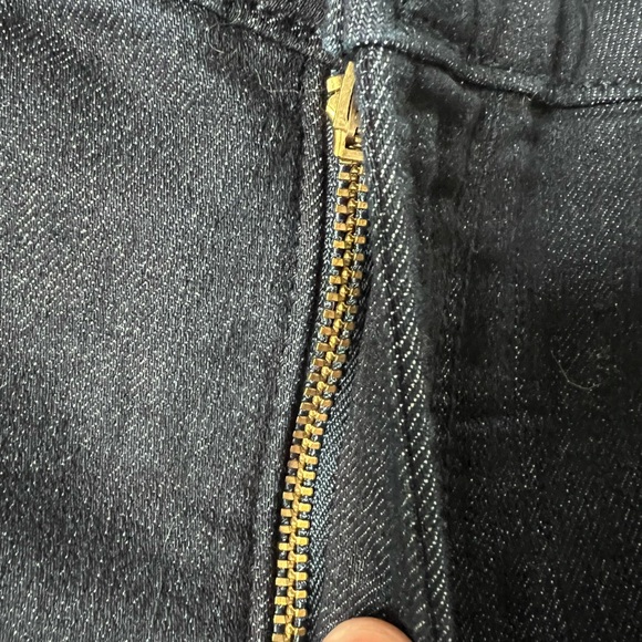 NWT NYDJ Denim Jeans Sheri Slim Dark Enzyme Lift x‎ Tuck Stretch High Rise 12 - Picture 2 of 9